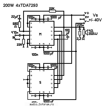 TDA7293 - iata schema de 175W detalii pe site - Amplificatoare cu integrate